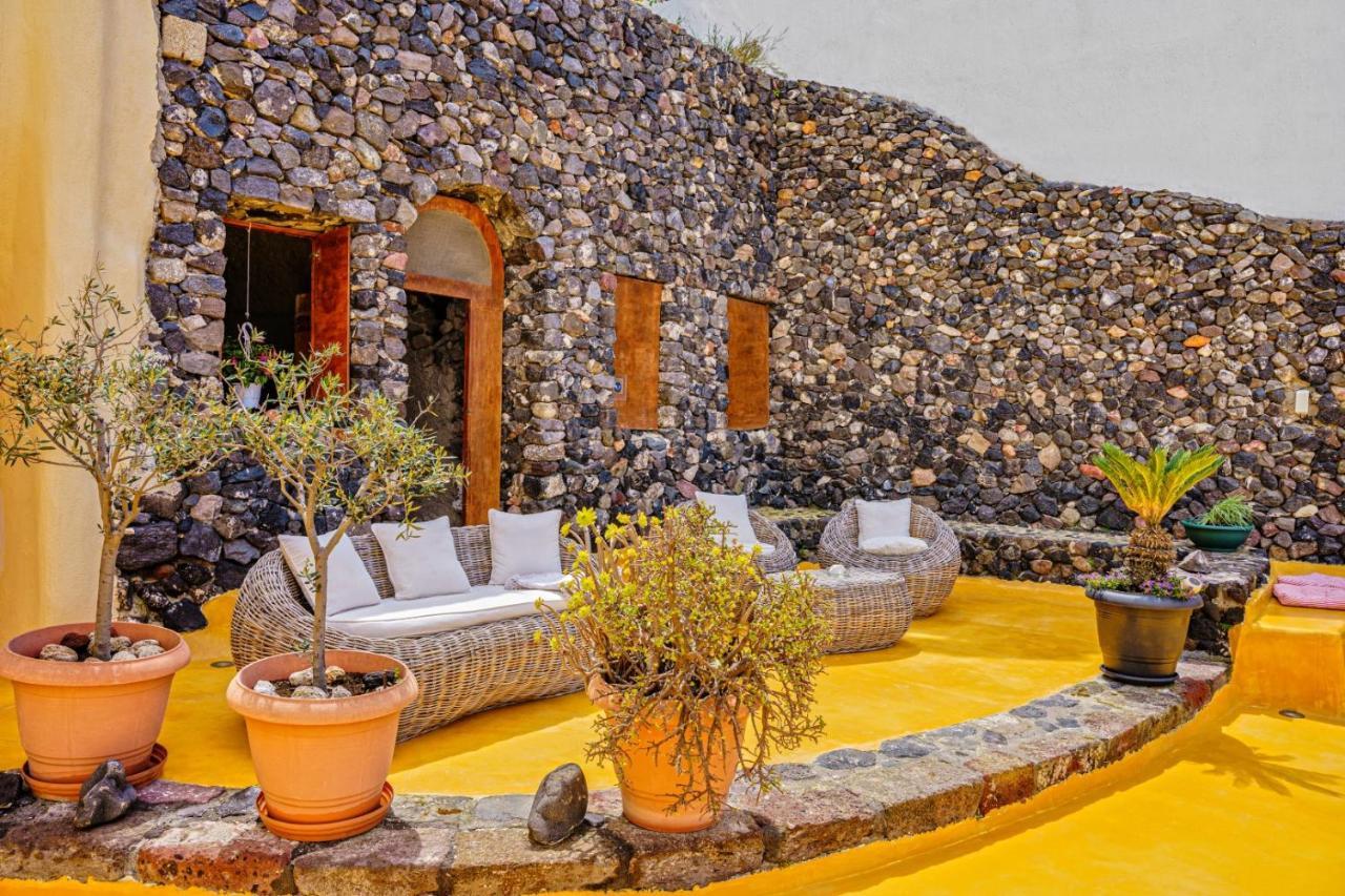 Ferienwohnung Sensyo Caves Firostefani Exterior foto